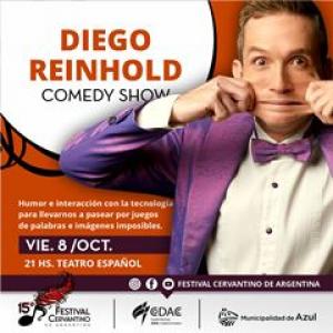 Diego Reinhold presenta su Comedy Show en la primera noche cervantina